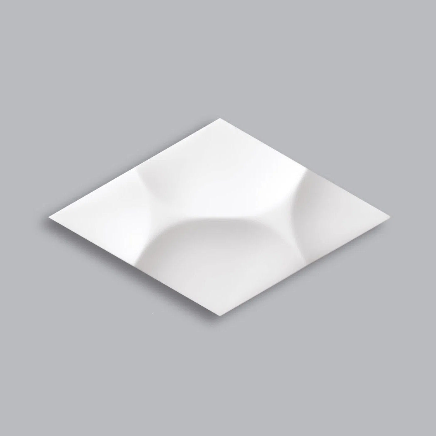 RAY 3D WALL Tile - Arstyl Panels on grey background | DecorMania UK